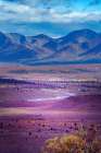 Alaska- Denali National Park. Autumn landscape of valley and mountains. Art Print